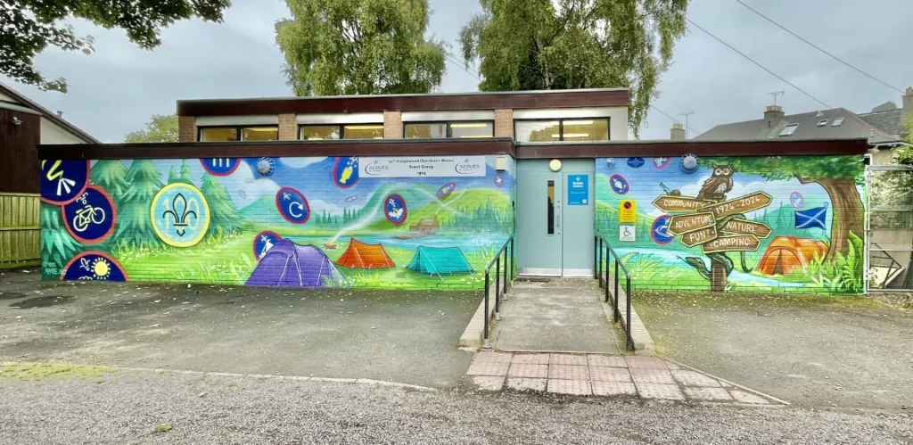 The congregation building in Edinburgh