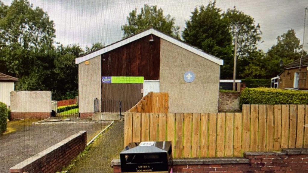 A casa de oração em Glasgow